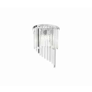 Ideal Lux - Fali kristály lámpa CARLTON 3xE14/40W/230V fényezett króm 168913 kép