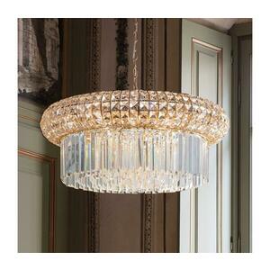 Ideal Lux - Kristály csillár láncon NABUCCO 16xE14/40W/230V átm. 70 cm arany 237800 kép