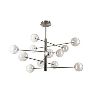Ideal Lux - LED Csillár rúdon EQUINOXE 12xG4/2W/230V átm. 128, 1 cm króm/füstös 345390 kép