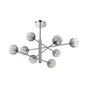 Ideal Lux - LED Csillár rúdon EQUINOXE 8xG4/2W/230V átm. 128 cm króm/füstös 345437 kép