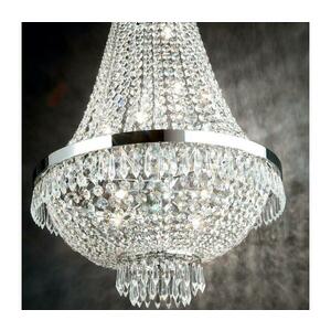 Ideal Lux - LED Kristály csillár láncon CAESAR 6xG9/3W/230V átm. 38 cm króm 033532 kép