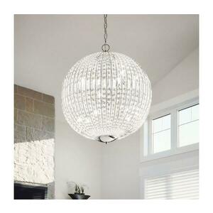 Ideal Lux - LED Kristály csillár láncon LUXOR 6xG9/3W/230V átm. 40 cm átlátszó 092911 kép