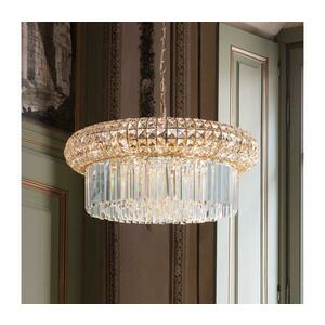 Ideal Lux - Kristály csillár láncon NABUCCO 12xE14/40W/230V átm. 60 cm arany 237794 kép