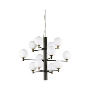 Ideal Lux - LED Csillár zsinóron COPERNICO 12xG9/3W/230V átm. 71 cm fekete 197319 kép