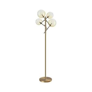 Ideal Lux - LED Állólámpa EQUINOXE 4xG4/2W/230V réz/füstös 348285 kép