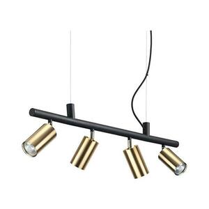 Ideal Lux - LED Csillár zsinóron DYNAMITE 4xGU10/7W/230V CRI 90 fekete/réz 244624 kép