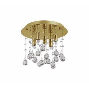 Ideal Lux - LED Kristály mennyezeti lámpa MOONLIGHT 5xG9/3W/230V átm. 26 cm arany 094663 kép