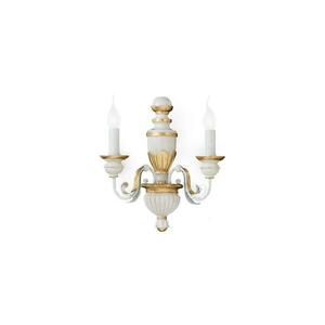Ideal Lux - Fali lámpa FIRENZE 2xE14/40W/230V fehér/arany 012902 kép