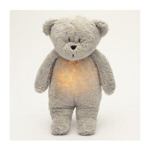 Moonie - Snuggle buddy dallammal és világítással medvebocs 2.0 organic szürke 8648MOO kép