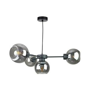 Keter Lighting Csillár zsinóron KALIOPE 6xE27/60W/230V fekete/füstös fekete 2913 kép