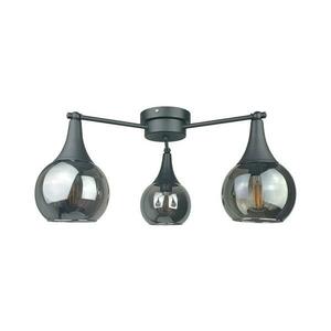 Keter Lighting Felületre szerelhető csillár STAR 3xE27/60W/230V fekete/füstös fekete 2841 kép