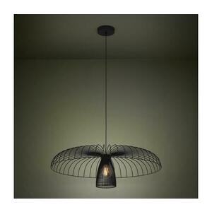 Eglo 390216 - Csillár zsinóron CHAMPERICO 1xE27/60W/230V 77 cm fekete 390216 kép