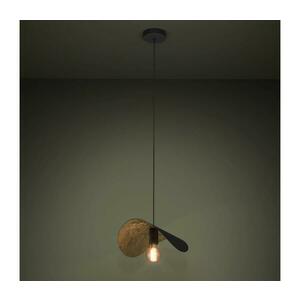 Eglo 390392 - Csillár zsinóron SACEDA 1xE27/40W/230V 41 cm fekete/arany 390392 kép