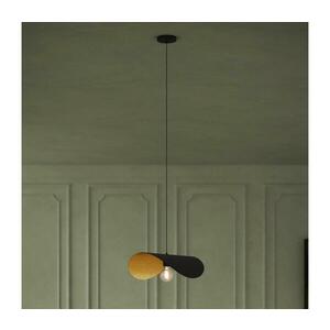 Eglo 390393 - Csillár zsinóron SACEDA 1xE27/40W/230V 53 cm fekete/arany 390393 kép