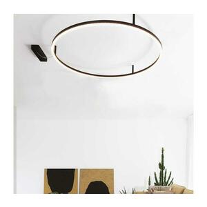Ideal Lux - LED mennyezeti lámpatest ORACLE SLIM LED/53W/230V 4000K átm. 90 cm fekete 341989 kép
