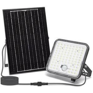 B.V. - dimmelhető LED napelemes reflektor érzékelővel LED/120W/3, 4V IP66 + távirányító B1020133R kép
