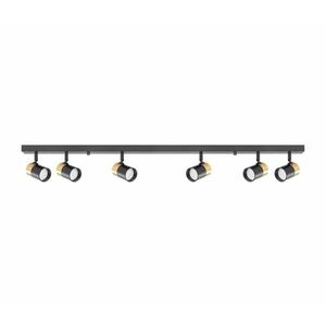 Zuma Line 2204BD-6-BK - Spotlámpa FORI 6xGU10/50W/230V fekete/arany OB-2204BD-6-BK kép