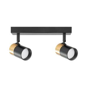Zuma Line 2204BD-2-BK - Spotlámpa FORI 2xGU10/50W/230V fekete/arany OB-2204BD-2-BK kép