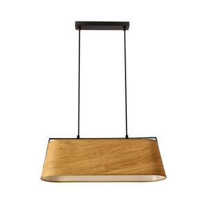 Csillár zsinóron MILBURY 2xE27/40W/230V barna 32-38289 kép