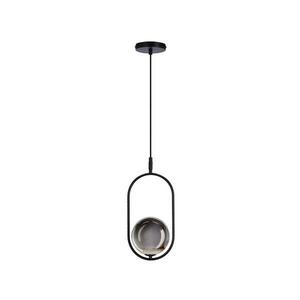 Csillár zsinóron CORDEL 1xG9/28W/230V fekete/füstös fekete 31-44068 kép