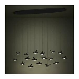 Eglo 390353 - LED Dimmelhető csillár zsinóron PARATEBUENO 17xLED/3W/230V fekete 390353 kép