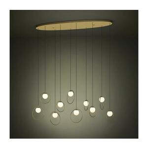 Eglo 390347 - LED Dimmelhető csillár zsinóron PORTOCOLOM 10xLED/3W/230V arany 390347 kép