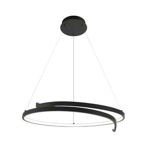 LED Csillár zsinóron LORENZO LED/35W/230V fekete ML1583 kép