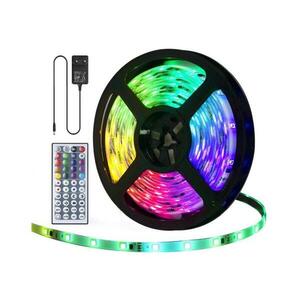 B.V. - 5m RGB LED kültéri szalag, 24W, 12V, IP65, dimmelhető, távirányítóval 100801WNQ kép
