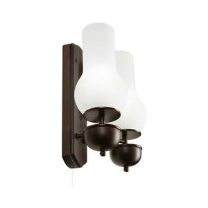 BRILAGI - LED Fali lámpa COTTAGE 2xE14/40W/230V bükkfa/fehér BG1506+2xBG2270 kép