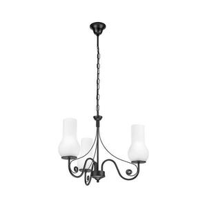 BRILAGI - LED Csillár láncon COTTAGE 3xE14/40W/230V fekete/fehér BG1512+3xBG2270 kép