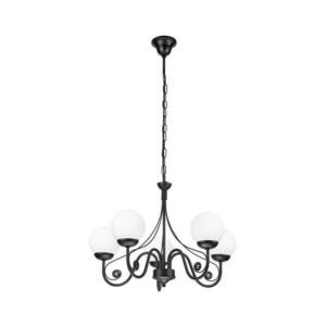 BRILAGI - LED Csillár láncon COTTAGE 5xG9/40W/230V fekete/fehér kép