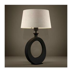 Eglo 390423 - Asztali lámpa DIEZMA 1xE27/60W/230V 52, 5 cm fekete/krémes 390423 kép