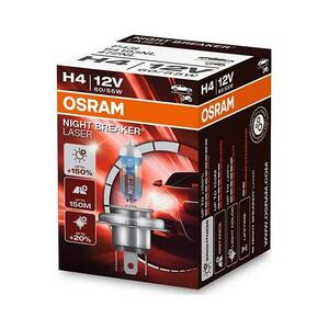 KÉSZLET 2x NIGHT BREAKER H4 P43t 60/55W 12V 3900K autóizzó - Osram 64193NL-2HB kép