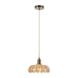 Markslöjd 108858 - Csillár zsinóron KURAGE 1xE27/40W/230V réz/füstös bézs 108858 kép