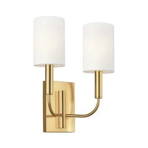 Elstead Feiss FE-BRIANNA2-BB - Fali lámpa BRIANNA 2xE14/60W/230V FE-BRIANNA2-BB kép