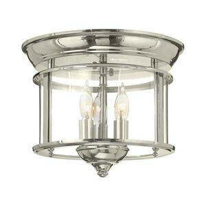 Elstead Hinkley HK-GENTRY-F-PN - Mennyezeti lámpa GENTRY 3xE14/40W/230V fényezett króm HK-GENTRY-F-PN kép