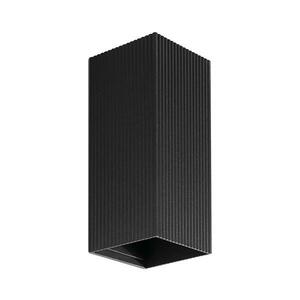 FARO Barcelona FARO 40566 - Fali lámpa SOLE 2xGU10/8W/230V fekete csipkézett szögletes 40566 kép