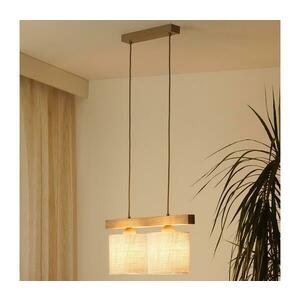 BRILAGI - Csillár zsinóron FOREST 2xE27/15W/230V fenyő/barna/krémes 5903240292288 kép