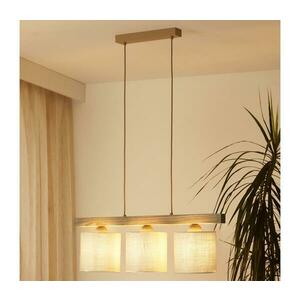 BRILAGI - Csillár zsinóron FOREST 3xE27/15W/230V fenyő/barna/krémes 5903240292271 kép