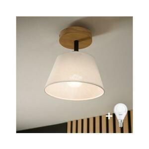 BRILAGI - LED Felületre szerelhető csillár ANTHONY 1xE14/60W/230V tölgy/fehér 8590828610489 kép