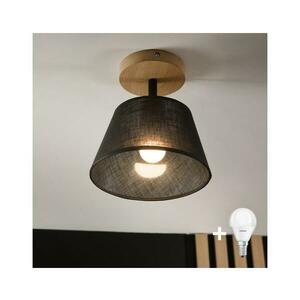 BRILAGI - LED Felületre szerelhető csillár ANTHONY 1xE14/60W/230V tölgy/fekete 8590828610519 kép