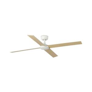 FARO Barcelona FARO 34355-Mennyezeti látor RUDDER L bézs/fehér átm. 132 cm + távirányítás 34355 kép