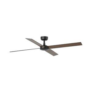 FARO Barcelona FARO 34356-Mennyezeti látor RUDDER L barna/fekete átm. 132 cm + távirányítás 34356 kép