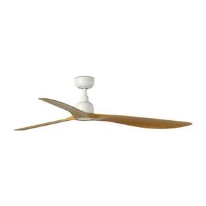 FARO Barcelona FARO 34361 - Mennyezeti látor OUTWOOD L barna/fehér átm. 150 cm IP44 + távirányító 34361 kép