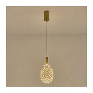 Eurolamp LED Csillár zsinóron LED/6, 3W/230V 3000K arany átm. 14 cm 144-15065 kép