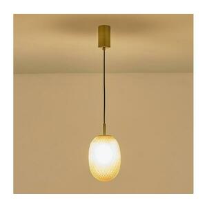 Eurolamp Csillár zsinóron 1xE14/25W/230V barna pr. 15 cm 144-24100 kép