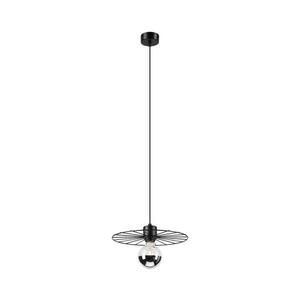 Csillár zsinóron MONTANA 1xE27/15W/230V átm. 30 cm fekete LM-1.265/300 kép