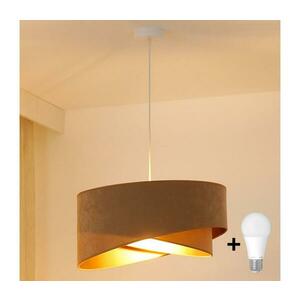 BRILAGI - LED Csillár zsinóron LYRA 1xE27/15W/230V barna/arany 8590828007364 kép
