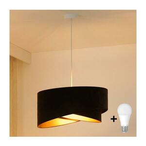 BRILAGI - LED Csillár zsinóron LYRA 1xE27/15W/230V sötét barna/arany 8590828007371 kép