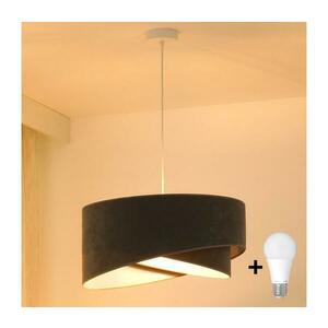 BRILAGI - LED Csillár zsinóron LYRA 1xE27/15W/230V szürke/fehér 8590828007463 kép